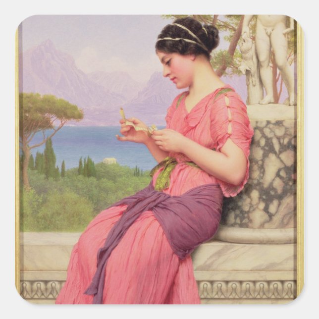 Adesivo Quadrado Le Billet Doux, 1913 (Frente)