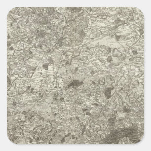 Adesivo Quadrado Le Mans