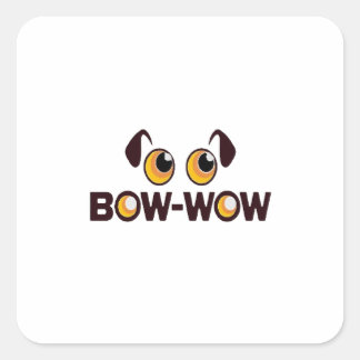 Adesivo Quadrado Lealdade de cães