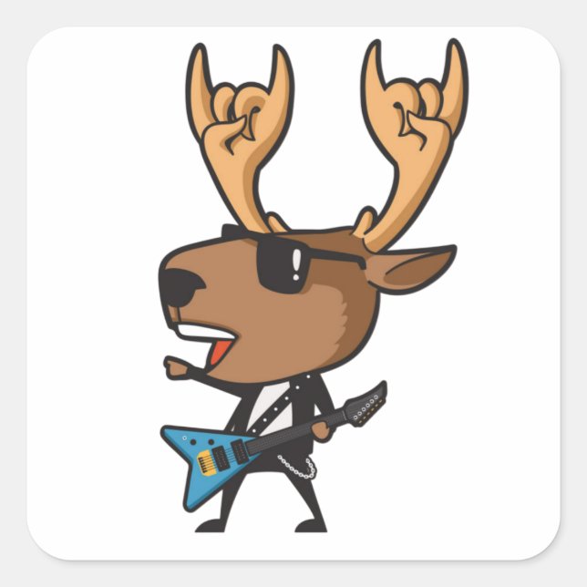 ADESIVO QUADRADO LEGAL DEEROCKER STICKER (Frente)