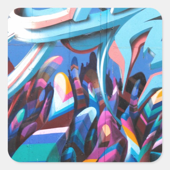 Adesivo Quadrado Legal Grafite Wall (Frente)