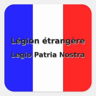 Adesivo Quadrado Legion etrangere - Legio Patria Nostra