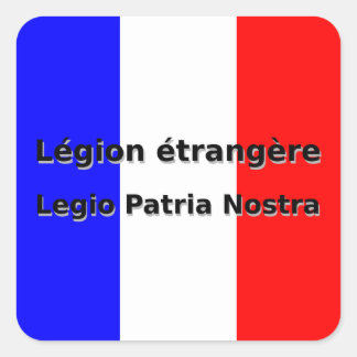 Adesivo Quadrado Legion etrangere - Legio Patria Nostra