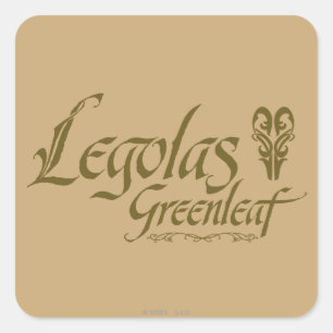 Adesivo Quadrado LEGOLAS GREENLEAF™ Name