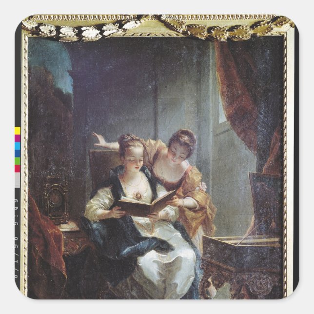 Adesivo Quadrado Leitores (Frente)