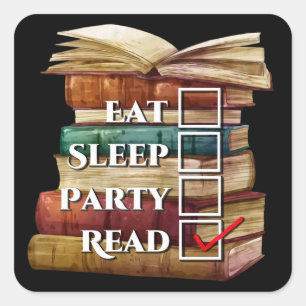 Adesivo Quadrado Leitura Primeira