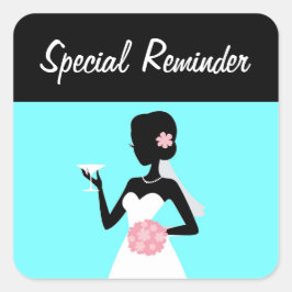 Adesivo Quadrado Lembretes do Calender & Day Planner