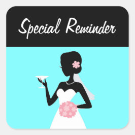 Adesivo Quadrado Lembretes do Calender & Day Planner
