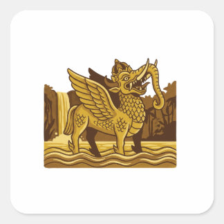 Adesivo Quadrado Lembuswana