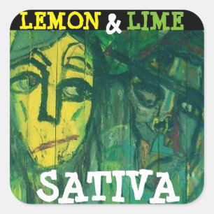 ADESIVO QUADRADO LEMON & LIMÃO SATIVA