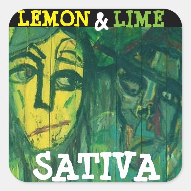 ADESIVO QUADRADO LEMON & LIMÃO SATIVA (Frente)