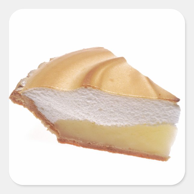 Adesivo Quadrado Lemon Meringue Pie (Frente)