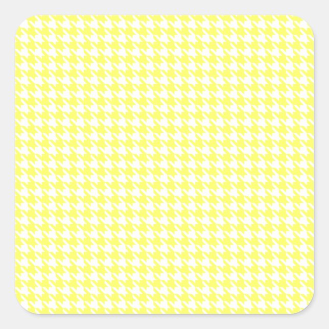 Adesivo Quadrado Lemonade Modern Houndstooth em Emporiomoffa (Frente)