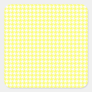 Adesivo Quadrado Lemonade Modern Houndstooth em Emporiomoffa