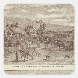 Adesivo Quadrado Lemoore, Armona ranches 2