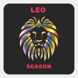 Adesivo Quadrado Leo Season