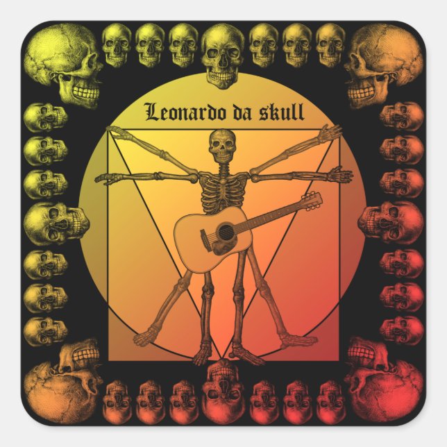 Adesivo Quadrado Leoguitar1 (Frente)