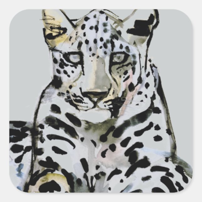 Adesivo Quadrado Leopardo Árabe 2008 7 (Frente)