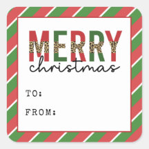 Leopardo do Natal Moderno Imprime Greve Verde Verm