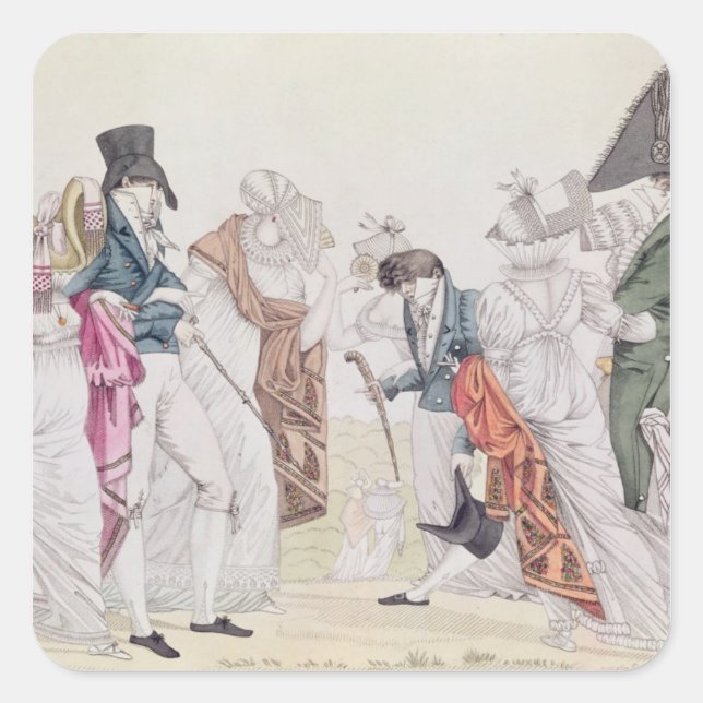 Adesivo Quadrado Les Invisibles", c.1807 (Frente)