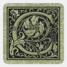 Letra C - Primeira Letra Monograma