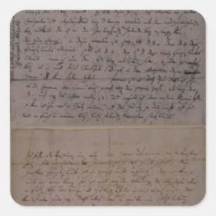 Adesivo Quadrado Letra de Leopold Mozart