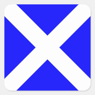 Adesivo Quadrado Letra marítima internacional da bandeira de sinal