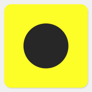 Adesivo Quadrado Letra náutica do sinal da bandeira mim (India)