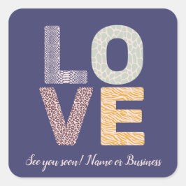 Adesivo Quadrado Letras de Fotografias Personalizáveis do Tema do N