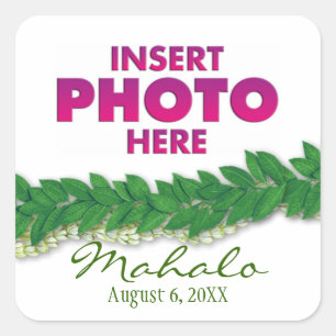 Adesivo Quadrado leus havaianos