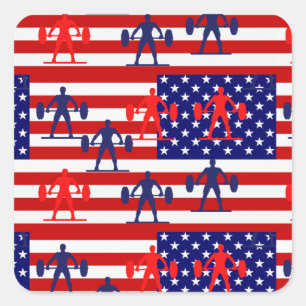 ADESIVO QUADRADO LEVANTAMENTO DE PESO