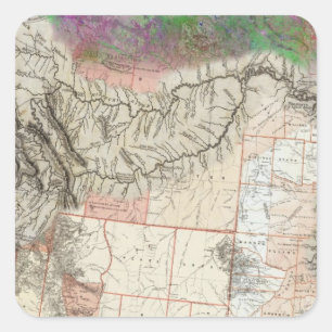 Adesivo Quadrado Lewis e Clark