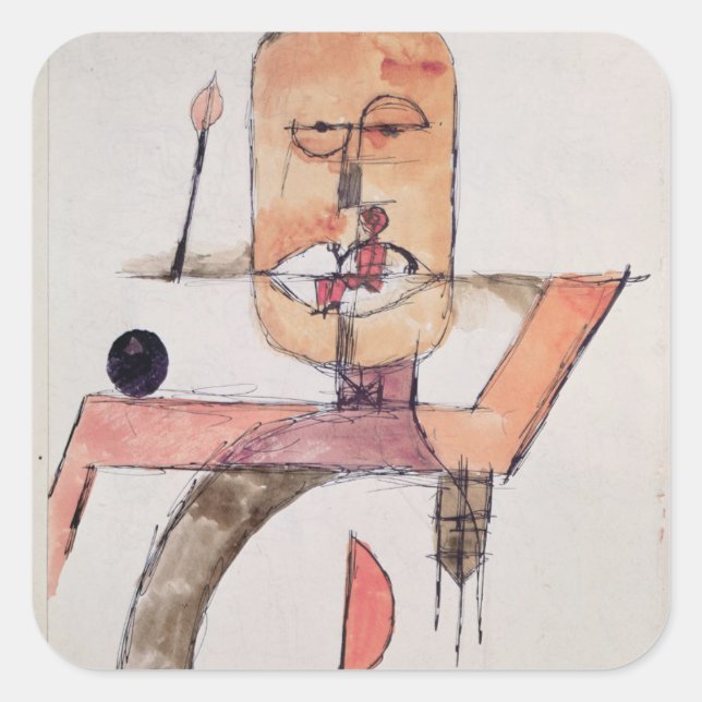 Adesivo Quadrado L'Homme est la Bouche du Seigneur (Frente)