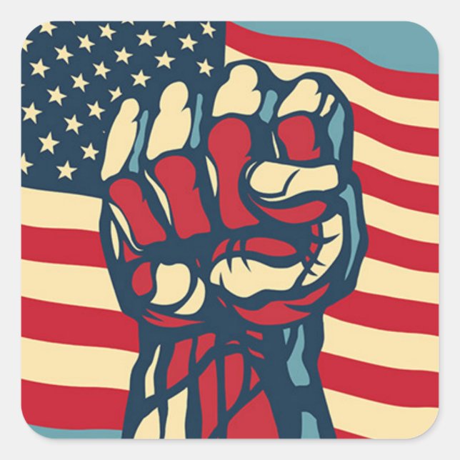 Adesivo Quadrado Liberdade (Frente)