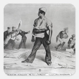 Adesivo Quadrado Liberdade de imprensa