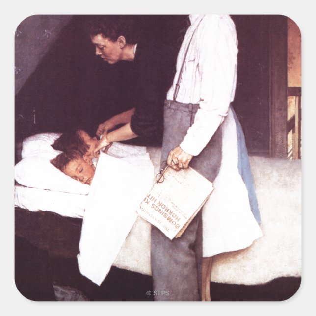 Adesivo Quadrado Liberdade do Medo (Frente)