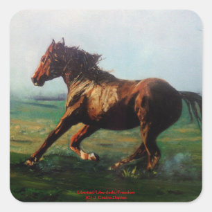 Adesivo Quadrado Liberdade/Liberdade/Liberdade