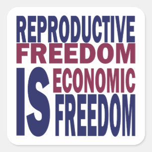Adesivo Quadrado Liberdade reprodutiva