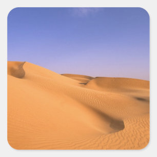 Adesivo Quadrado Líbia, Fezzan, deserto do Sara, Erg Murzuq, areia