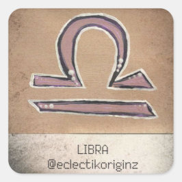 Adesivo Quadrado Libra