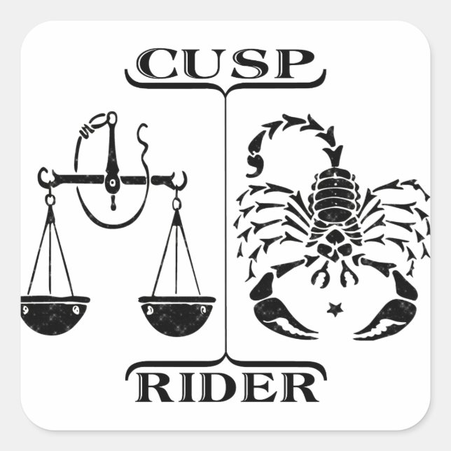 Adesivo Quadrado Libra/Scorpio (Frente)