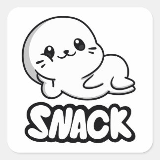 Adesivo Quadrado Lil Sappys Snack Sticker