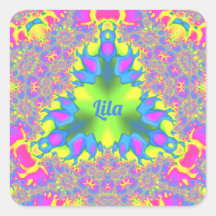 LILA ~ Sombras Amarelo, Verde, Rosa, Azul ~