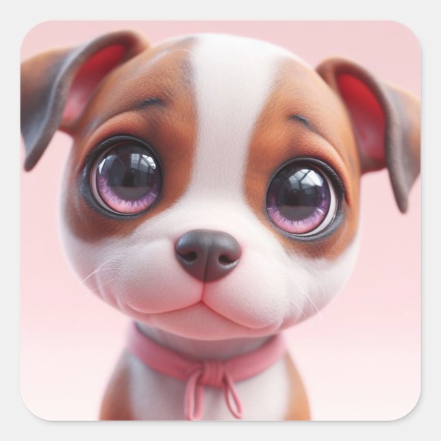 Adesivo Quadrado "Lily" (Frente)