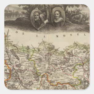 Adesivo Quadrado Limites do distrito