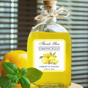 Adesivo Quadrado Limões de Aquarela Limoncello Casado