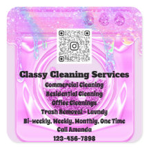 Limpeza Maid Agregador Unidades de Logotipo QRCode