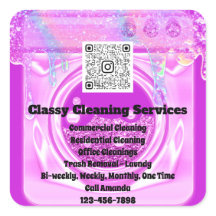 Limpeza Maid Agregador Unidades de logotipo QRCode