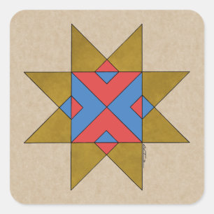 Adesivo Quadrado Lincolnshire Auseklis Witch Mark