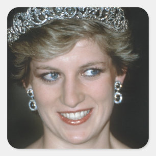 Adesivo Quadrado Linda! HRH Princesa de Gales